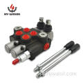 P40 2 cilindro de válvula de controle direcional hidráulico de spool
